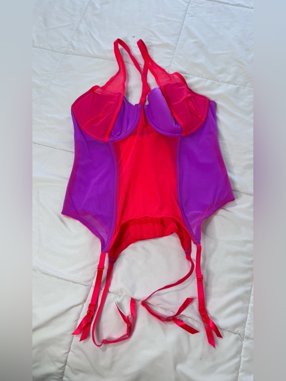 Savage X Fenty I Dare Hue Mesh Bustier size L - Picture 4 of 15